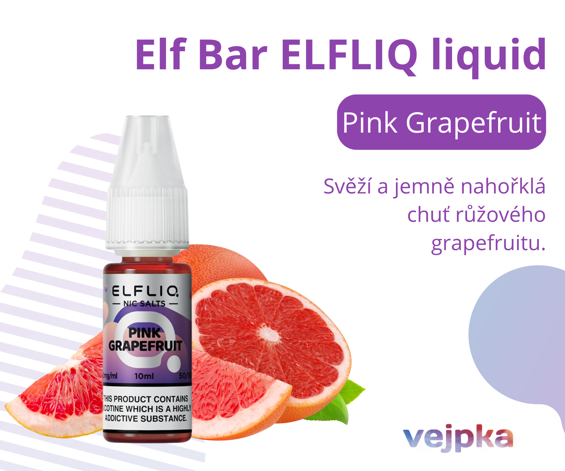 Elf Bar ELFLIQ - PINK GRAPEFRUIT